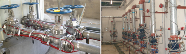 閥門等管道設(shè)備怎么正確預留出多余的電熱帶(圖2) 閥門等管道設(shè)備怎么正確預留出多余的電熱帶(圖2)