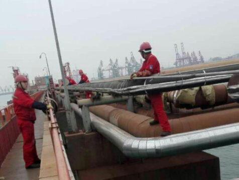 耐高溫且防腐蝕作用強 海洋鉆井平臺電伴熱保溫系統(圖1)