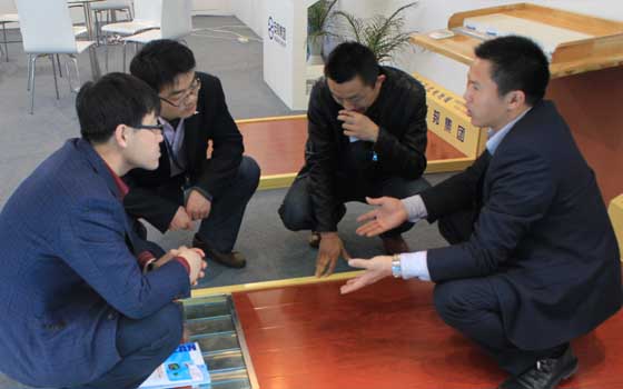 安邦集團參加中國（北京）國際供熱通風空調、衛生潔具及城建設備與技術展會現場(圖8)