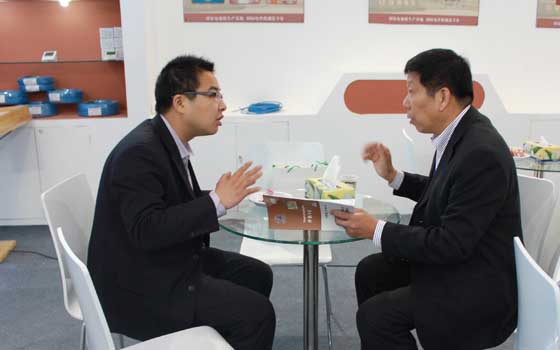 安邦集團參加中國（北京）國際供熱通風空調、衛生潔具及城建設備與技術展會現場(圖7)