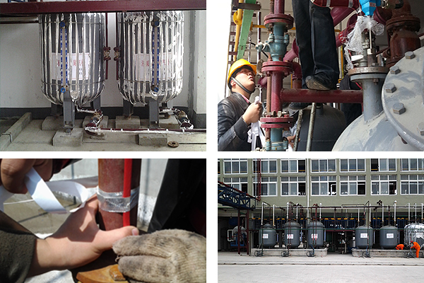 江蘇劍牌農化公司罐體、管道電伴熱保溫系統